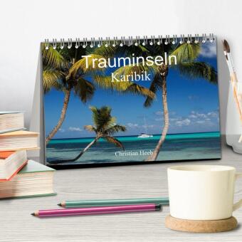 Trauminseln Karibik Christian Heeb (Tischkalender 2027 DIN A5 quer), CALVENDO Monatskalender