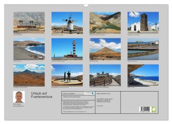 Urlaub auf Fuerteventura (Wandkalender 2027 DIN A2 quer), CALVENDO Monatskalender