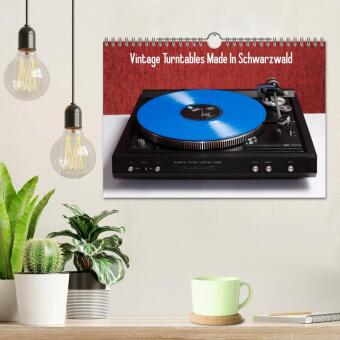 Vintage Turntables Made In Schwarzwald (Wandkalender 2027 DIN A4 quer), CALVENDO Monatskalender
