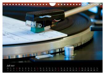 Vintage Turntables Made In Schwarzwald (Wandkalender 2027 DIN A4 quer), CALVENDO Monatskalender
