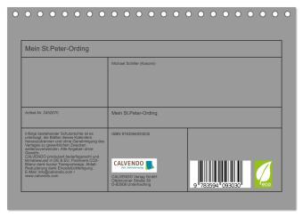 Mein St.Peter-Ording (Tischkalender 2027 DIN A5 quer), CALVENDO Monatskalender