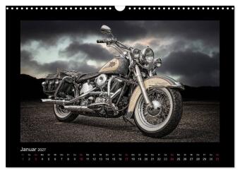 Motorrad-Träume - Chopper und Custombikes (Wandkalender 2027 DIN A3 quer), CALVENDO Monatskalender
