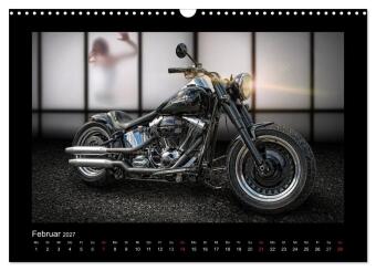 Motorrad-Träume - Chopper und Custombikes (Wandkalender 2027 DIN A3 quer), CALVENDO Monatskalender