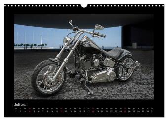 Motorrad-Träume - Chopper und Custombikes (Wandkalender 2027 DIN A3 quer), CALVENDO Monatskalender