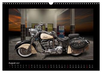 Motorrad-Träume - Chopper und Custombikes (Wandkalender 2027 DIN A3 quer), CALVENDO Monatskalender