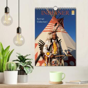 Indianer, Portrait Collection 1 (Wandkalender 2027 DIN A4 hoch), CALVENDO Monatskalender