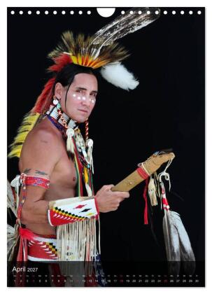 Indianer, Portrait Collection 1 (Wandkalender 2027 DIN A4 hoch), CALVENDO Monatskalender