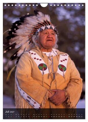 Indianer, Portrait Collection 1 (Wandkalender 2027 DIN A4 hoch), CALVENDO Monatskalender
