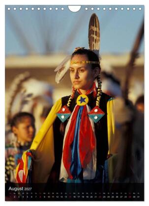Indianer, Portrait Collection 1 (Wandkalender 2027 DIN A4 hoch), CALVENDO Monatskalender