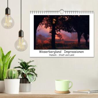 Weserbergland Impressionen (Wandkalender 2027 DIN A4 quer), CALVENDO Monatskalender