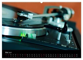 Vintage Turntables Made In Schwarzwald (Wandkalender 2027 DIN A2 quer), CALVENDO Monatskalender