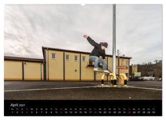 it's SKATEBOARDING (hochwertiger Premium Wandkalender 2027 DIN A2 quer), Kunstdruck in Hochglanz