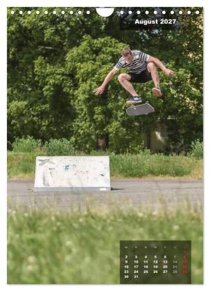 Mit dem Skateboard unterwegs (Wandkalender 2027 DIN A4 hoch), CALVENDO Monatskalender