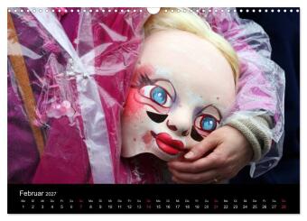 Basler Fasnacht - die drey scheenschte Dääg (Wandkalender 2027 DIN A3 quer), CALVENDO Monatskalender