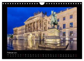 BRAUNSCHWEIG - Abendliche Impressionen (Wandkalender 2027 DIN A4 quer), CALVENDO Monatskalender