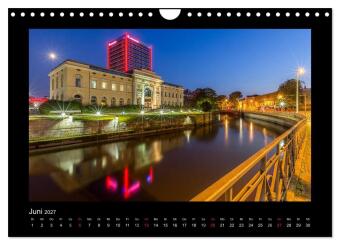 BRAUNSCHWEIG - Abendliche Impressionen (Wandkalender 2027 DIN A4 quer), CALVENDO Monatskalender