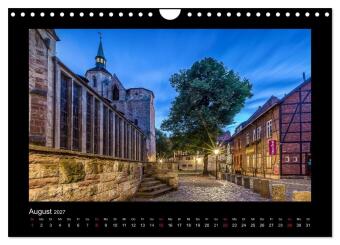 BRAUNSCHWEIG - Abendliche Impressionen (Wandkalender 2027 DIN A4 quer), CALVENDO Monatskalender