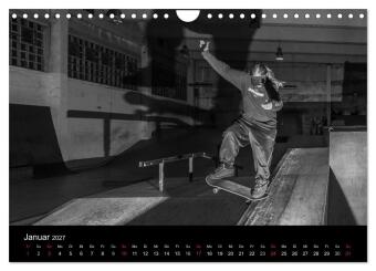 it's SKATEBOARDING (Wandkalender 2027 DIN A4 quer), CALVENDO Monatskalender