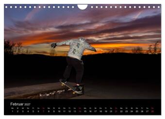 it's SKATEBOARDING (Wandkalender 2027 DIN A4 quer), CALVENDO Monatskalender
