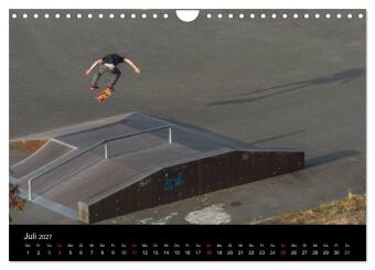 it's SKATEBOARDING (Wandkalender 2027 DIN A4 quer), CALVENDO Monatskalender