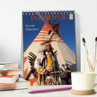 Indianer, Portrait Collection 1 (Tischkalender 2027 DIN A5 hoch), CALVENDO Monatskalender