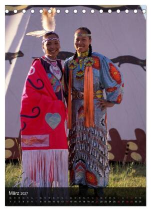 Indianer, Portrait Collection 1 (Tischkalender 2027 DIN A5 hoch), CALVENDO Monatskalender