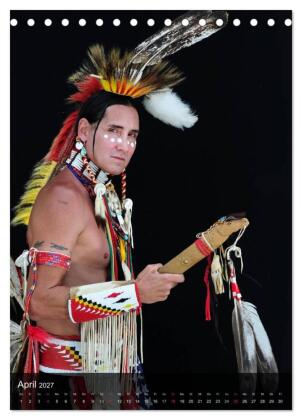 Indianer, Portrait Collection 1 (Tischkalender 2027 DIN A5 hoch), CALVENDO Monatskalender