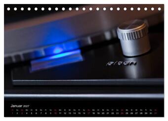 Vintage Turntables Made In Schwarzwald (Tischkalender 2027 DIN A5 quer), CALVENDO Monatskalender