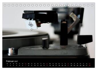 Vintage Turntables Made In Schwarzwald (Tischkalender 2027 DIN A5 quer), CALVENDO Monatskalender
