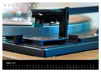 Vintage Turntables Made In Schwarzwald (Tischkalender 2027 DIN A5 quer), CALVENDO Monatskalender