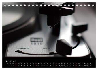 Vintage Turntables Made In Schwarzwald (Tischkalender 2027 DIN A5 quer), CALVENDO Monatskalender