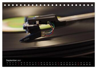 Vintage Turntables Made In Schwarzwald (Tischkalender 2027 DIN A5 quer), CALVENDO Monatskalender