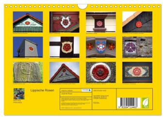 Lippische Rosen (Wandkalender 2027 DIN A4 quer), CALVENDO Monatskalender