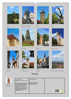 Durlach (Wandkalender 2027 DIN A2 hoch), CALVENDO Monatskalender