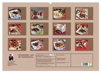 Schokolade - aus der Kakaobohne (Wandkalender 2027 DIN A2 quer), CALVENDO Monatskalender