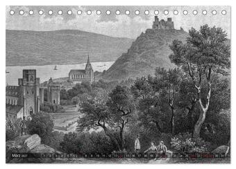 Der Rhein in alten Stichen (Tischkalender 2027 DIN A5 quer), CALVENDO Monatskalender