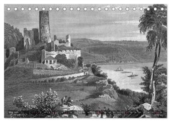 Der Rhein in alten Stichen (Tischkalender 2027 DIN A5 quer), CALVENDO Monatskalender