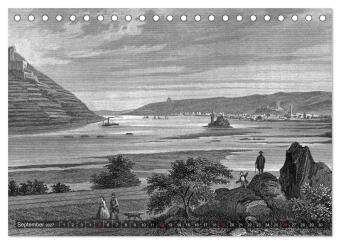 Der Rhein in alten Stichen (Tischkalender 2027 DIN A5 quer), CALVENDO Monatskalender