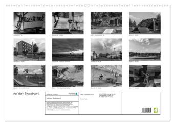 Auf dem Skateboard (Wandkalender 2027 DIN A2 quer), CALVENDO Monatskalender