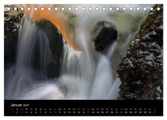 Kuhflucht Wasserfälle bei Farchant (Tischkalender 2027 DIN A5 quer), CALVENDO Monatskalender