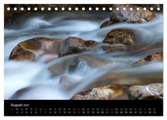 Kuhflucht Wasserfälle bei Farchant (Tischkalender 2027 DIN A5 quer), CALVENDO Monatskalender