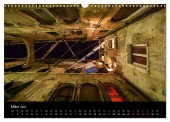 Venedig bei Nacht (Wandkalender 2027 DIN A3 quer), CALVENDO Monatskalender