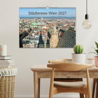 Städtereise Wien (Wandkalender 2027 DIN A3 quer), CALVENDO Monatskalender