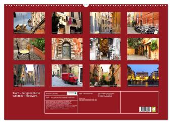 Rom - der gemütliche Stadtteil Trastevere (Wandkalender 2027 DIN A2 quer), CALVENDO Monatskalender