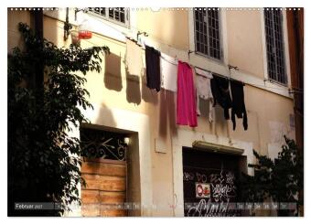 Rom - der gemütliche Stadtteil Trastevere (Wandkalender 2027 DIN A2 quer), CALVENDO Monatskalender