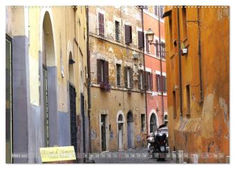Rom - der gemütliche Stadtteil Trastevere (Wandkalender 2027 DIN A2 quer), CALVENDO Monatskalender