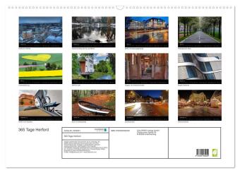 365 Tage Herford (Wandkalender 2027 DIN A2 quer), CALVENDO Monatskalender