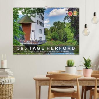 365 Tage Herford (Wandkalender 2027 DIN A2 quer), CALVENDO Monatskalender