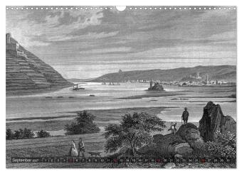 Der Rhein in alten Stichen (Wandkalender 2027 DIN A3 quer), CALVENDO Monatskalender