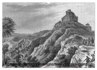 Der Rhein in alten Stichen (Wandkalender 2027 DIN A2 quer), CALVENDO Monatskalender